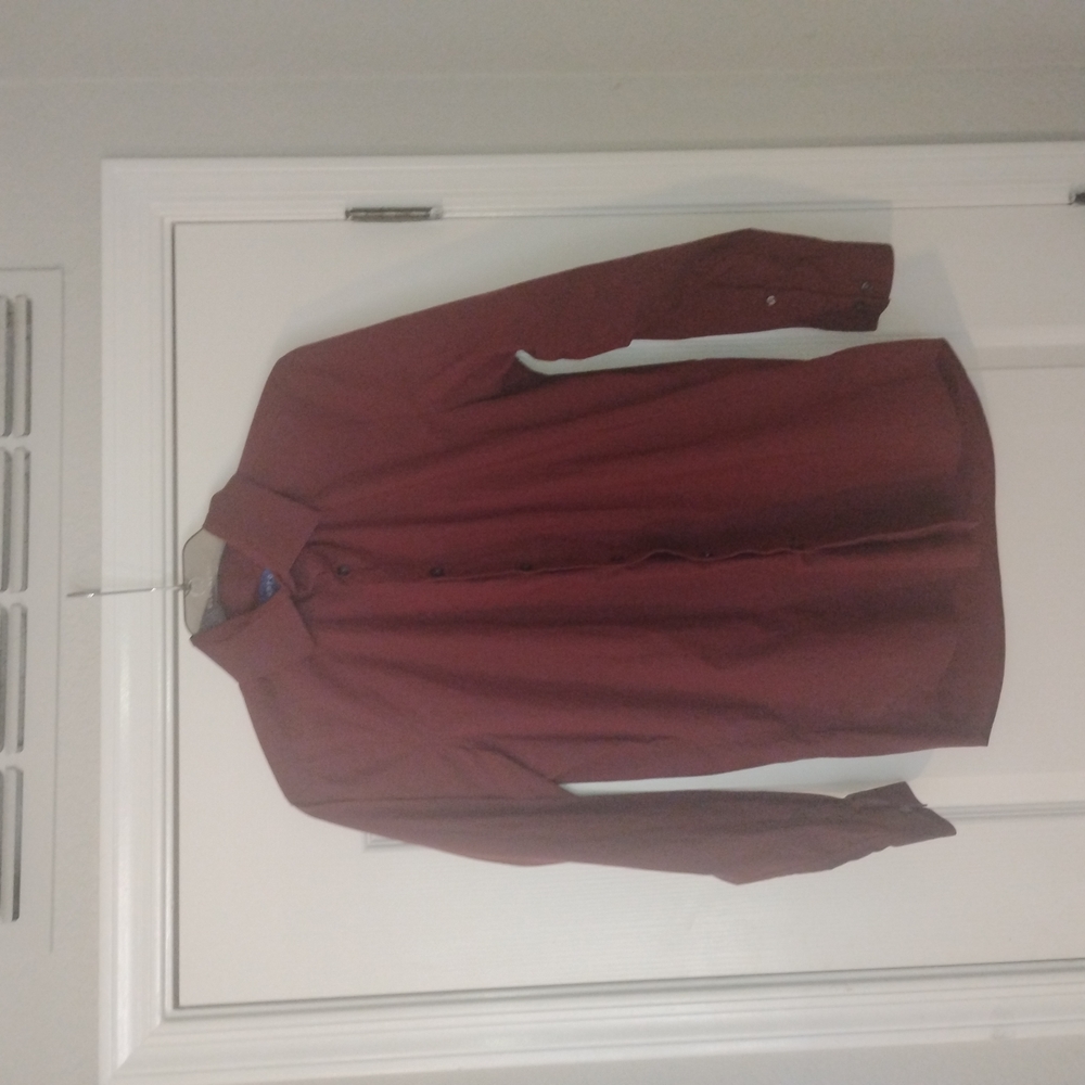 Apt. 9 Red Casual Button Down Shirt